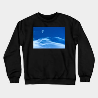 Moonship Over Boulder Colorado Crewneck Sweatshirt